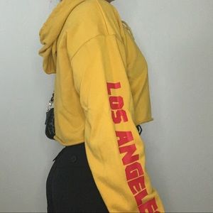 Forever 21 cropped hoodie